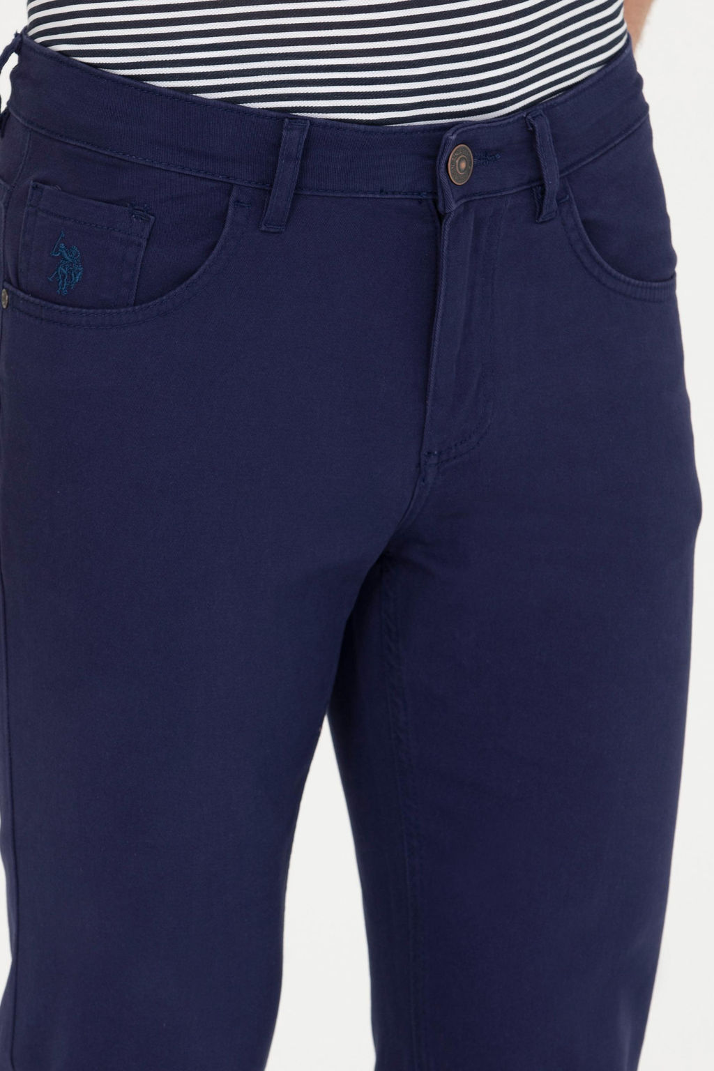 U. S. Polo Assn Мужские темно-синие брюки из плотной ткани - U.s. polo assn фото 5