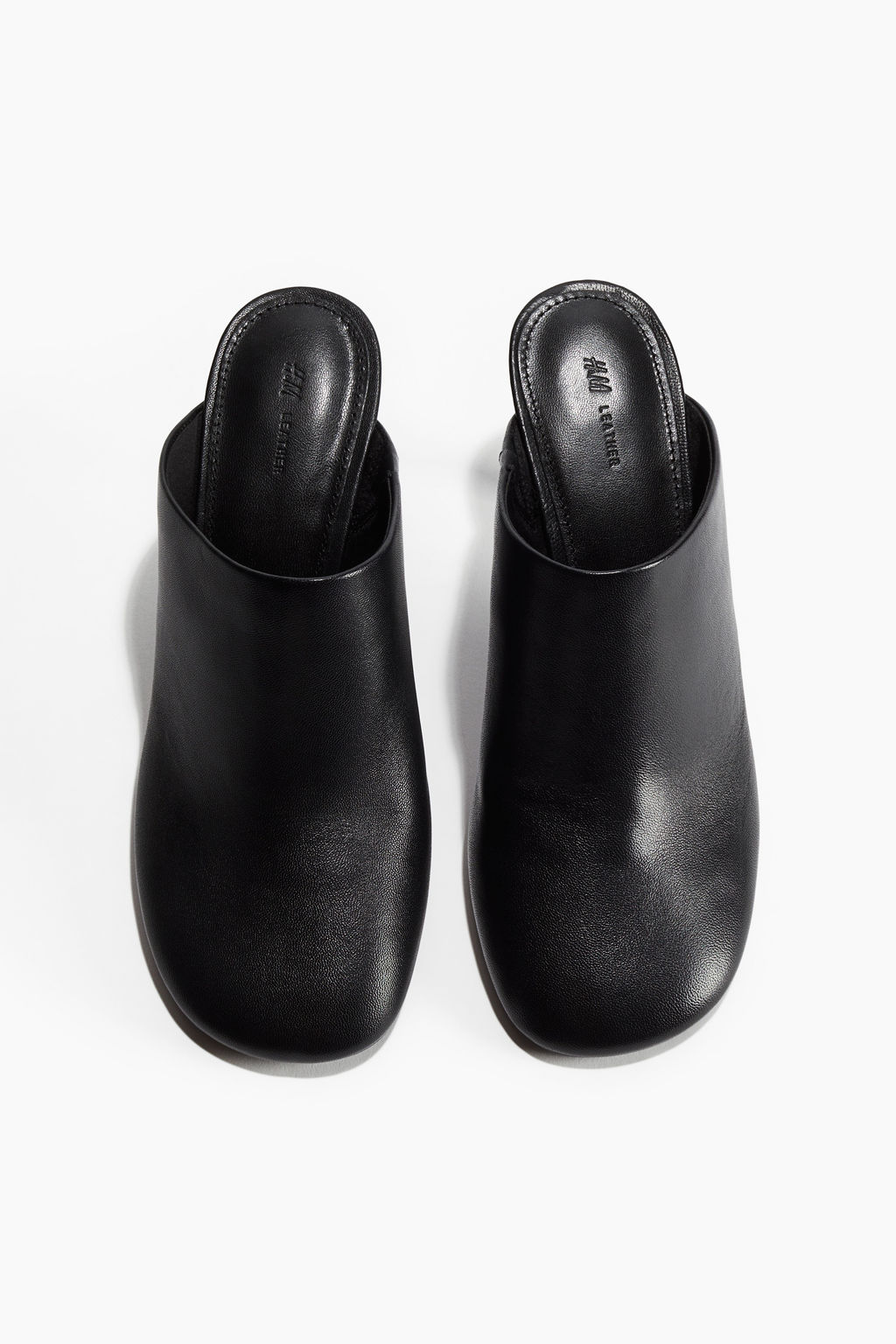 Mules de piel con tacon - H&m фото 7