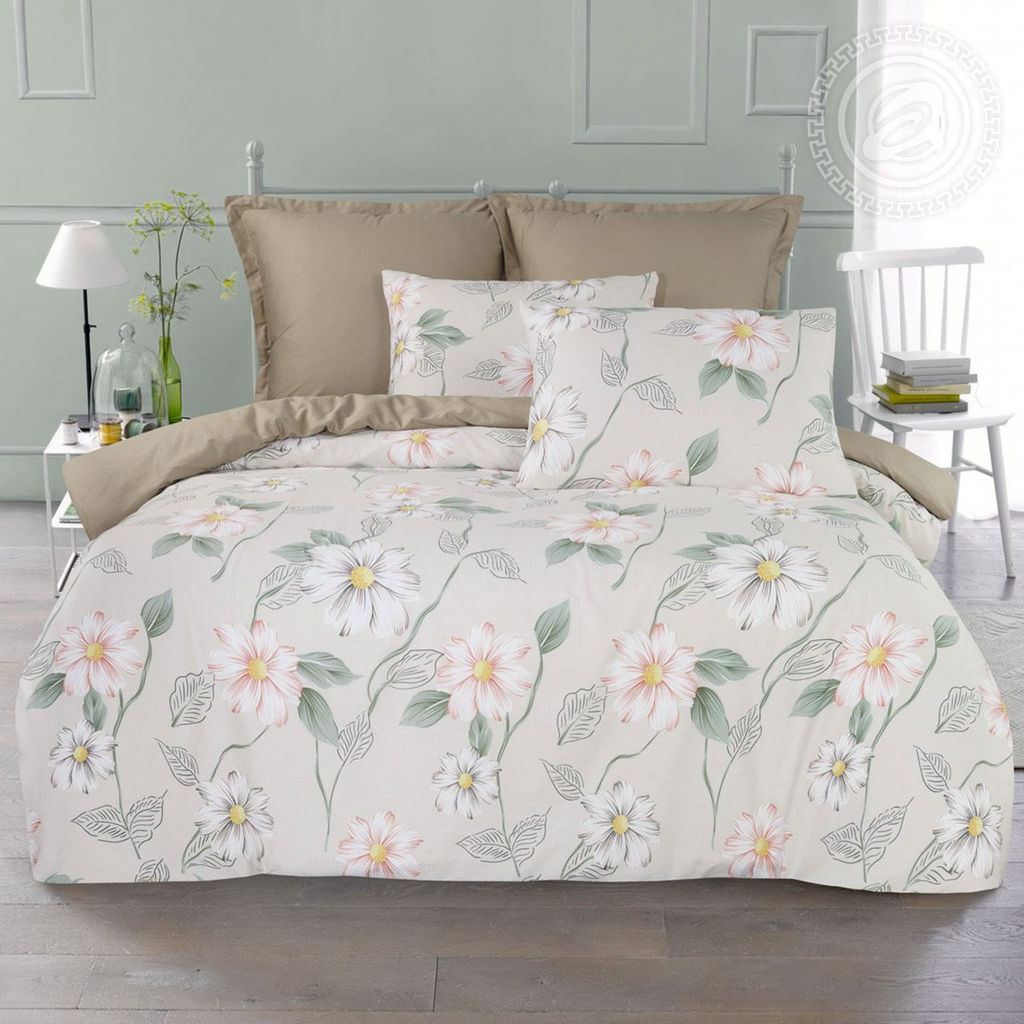 Постельное белье Ангелина (сатин Престиж) Евро/Пододеяльник (молния): 1 шт. - 220*200; Простыня: 1 шт. - 220*240; Наволочка (клапан, ушки): 2 шт. - 70*70; Наволочка (клапан): 2 шт. - 50*70 Престиж