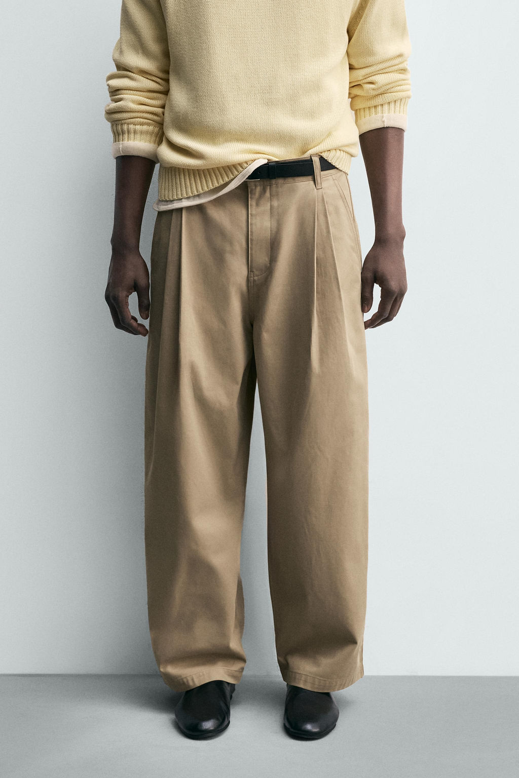 PANTAL?N CHINO WIDE FIT / Tostado - Zara фото 10