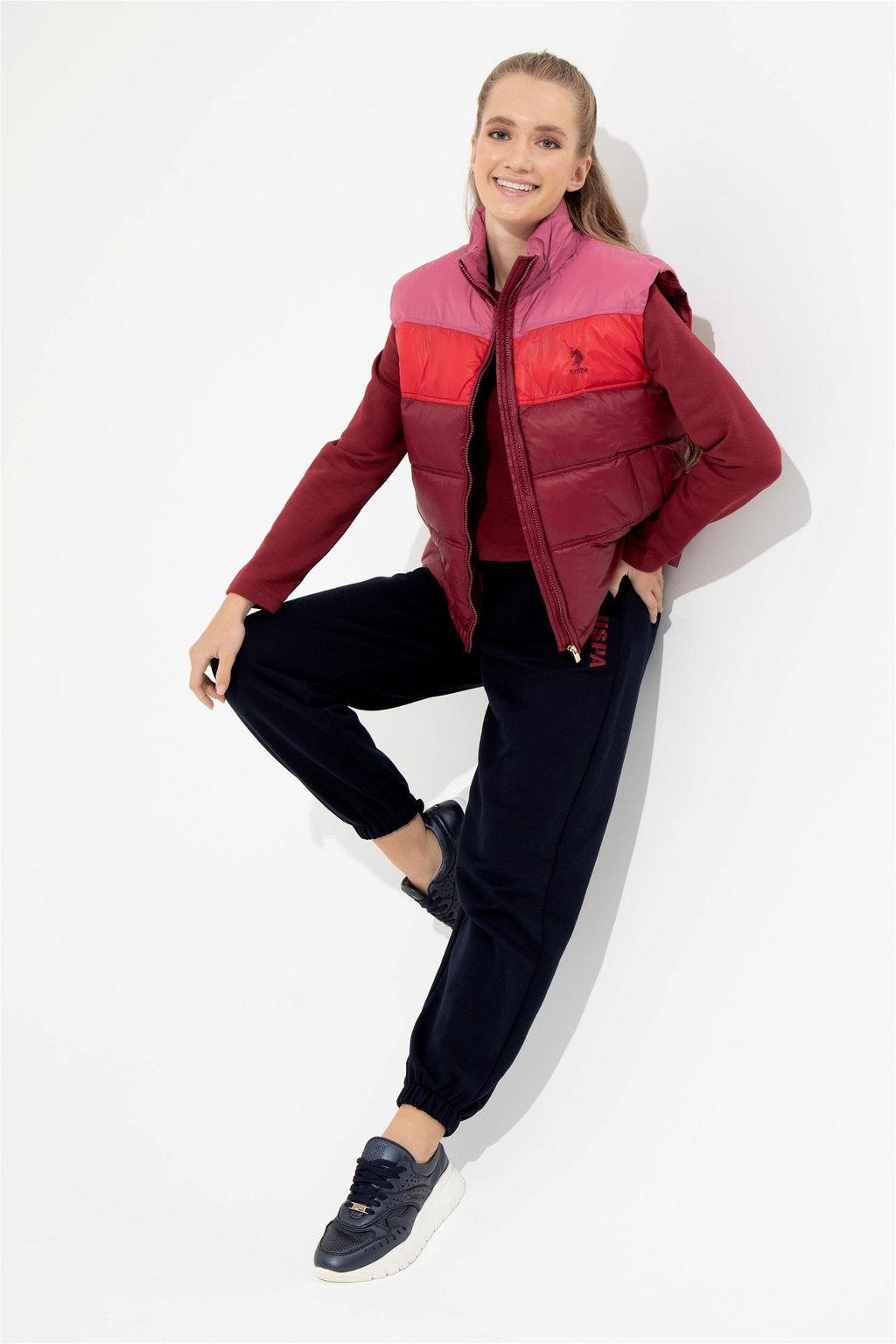 Женский вишневый жилет Неожиданная скидка в корзине - U.s. polo assn фото 5