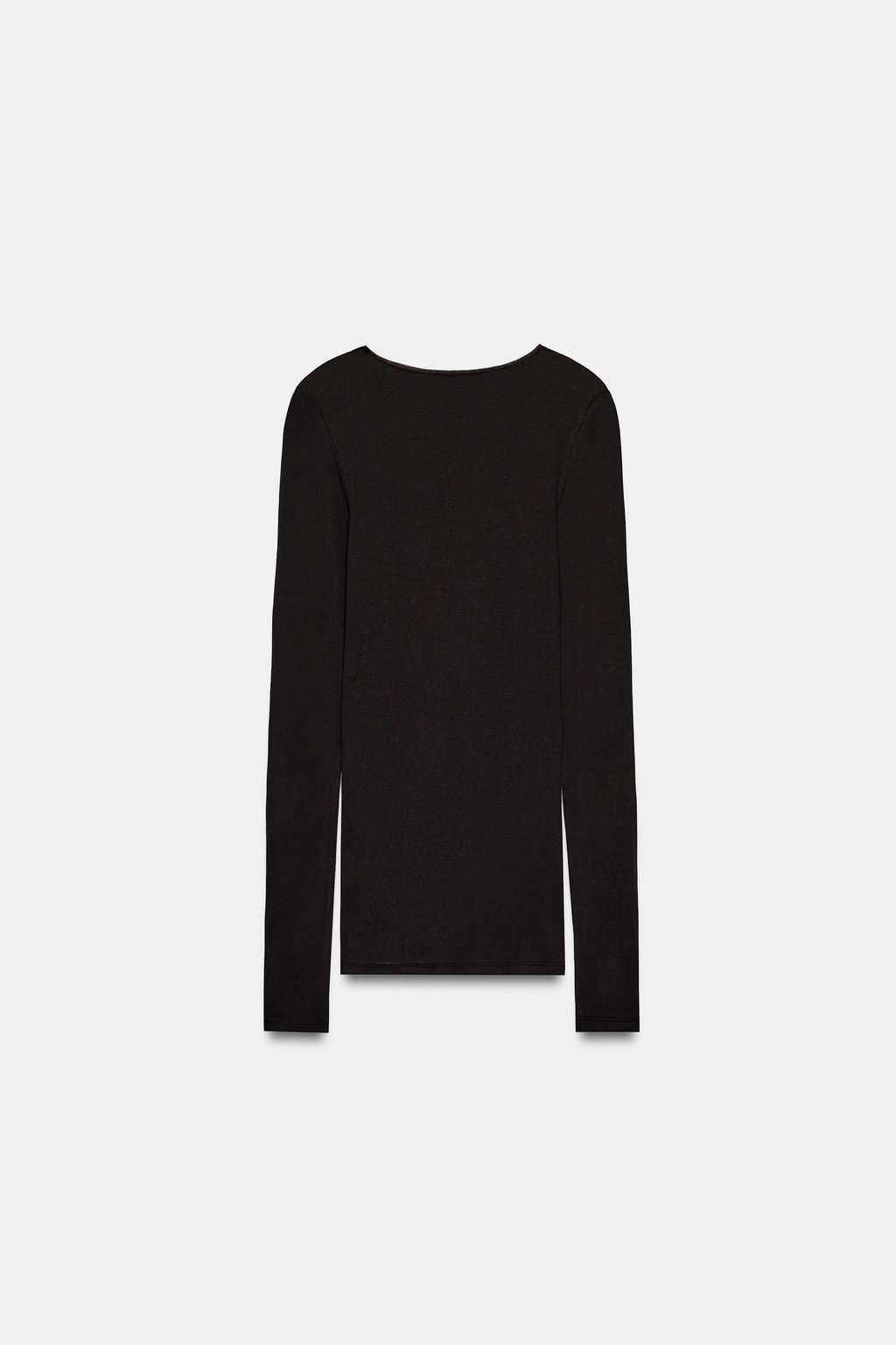 SUPIMA® LONG SLEEVE T-SHIRT - Zara фото 6
