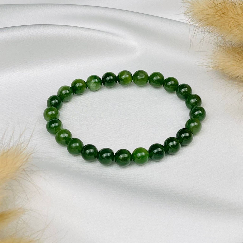 Браслет из Нефрита - Радуга самоцветов фото 2