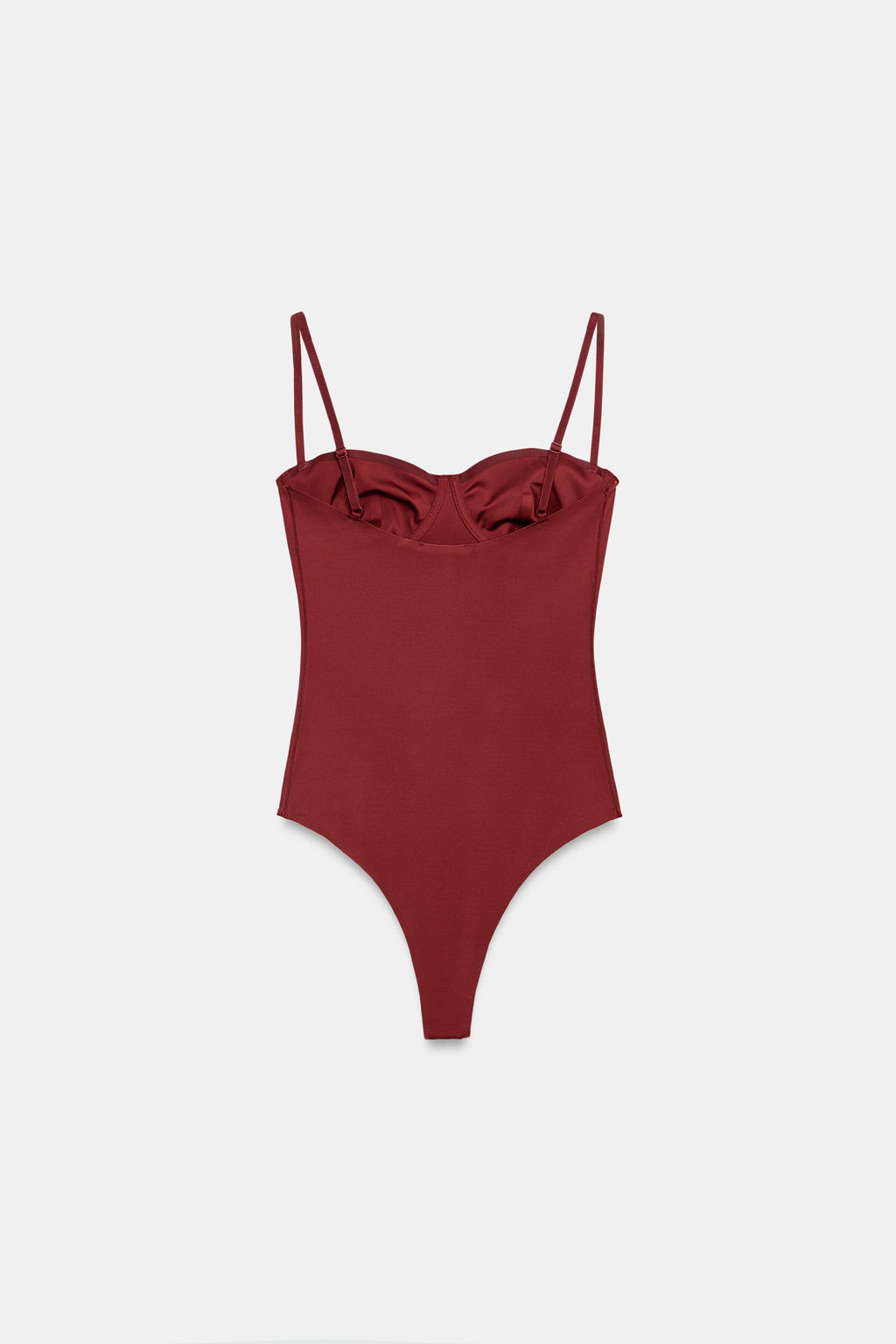 BODY LENCERO POLIAMIDA / teja oscuro - Zara фото 6