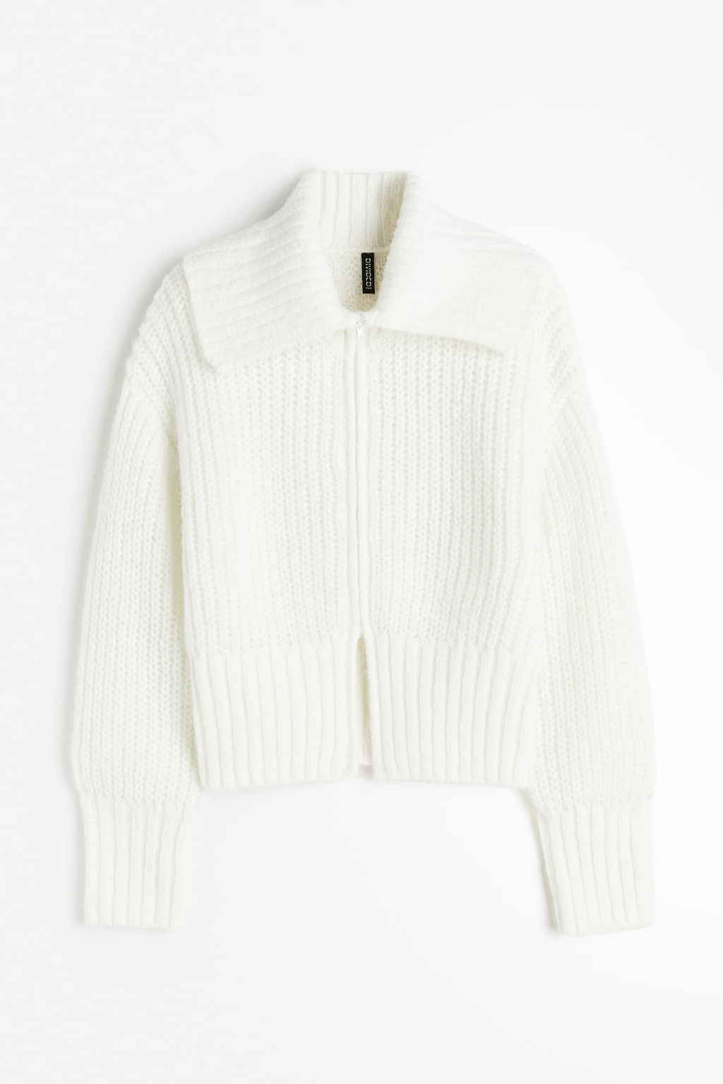 Cardigan con cuello y cremallera - H&m фото 6