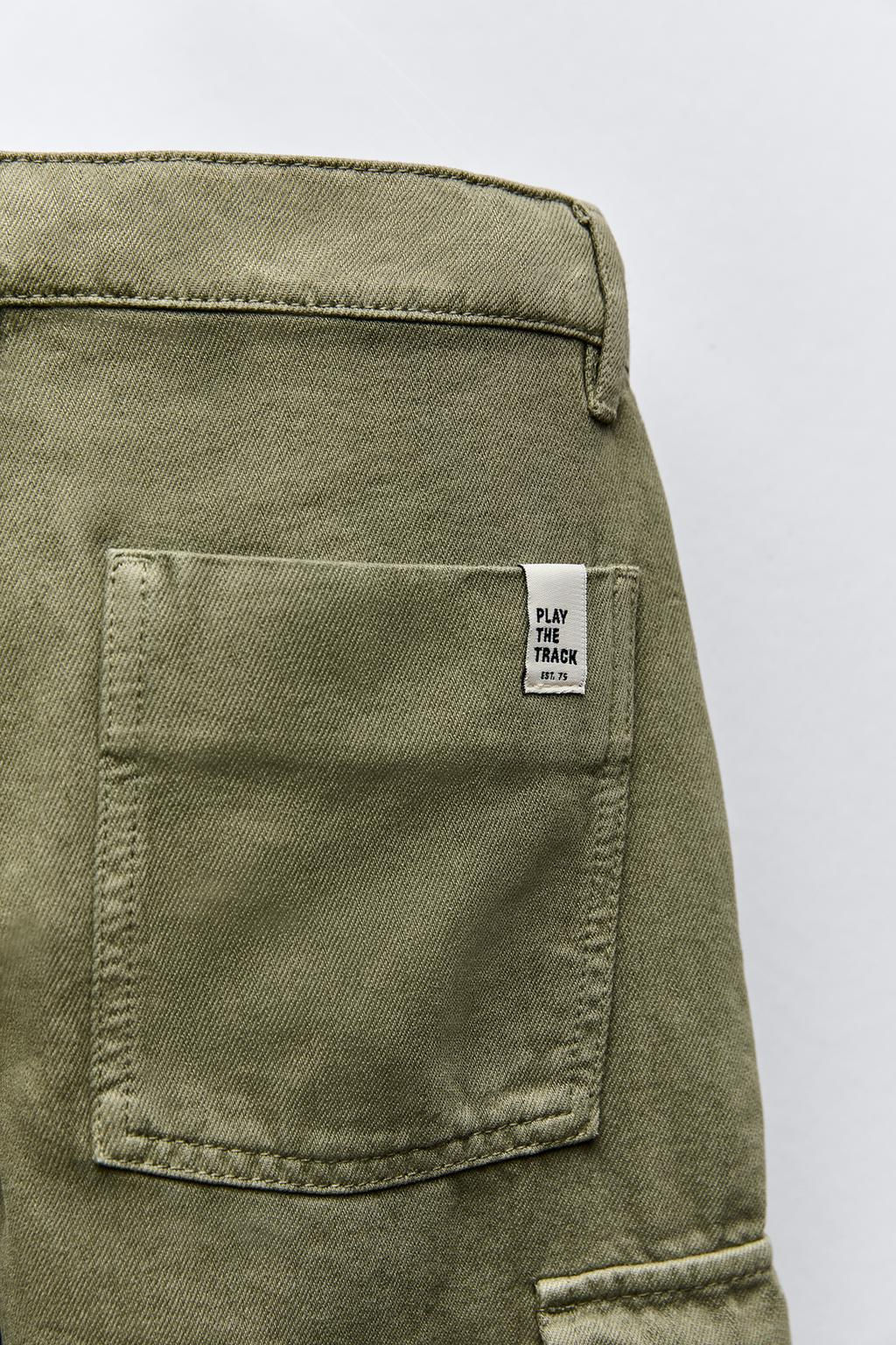 TWILL TROUSERS WITH MULTIPLE POCKETS - Zara фото 4