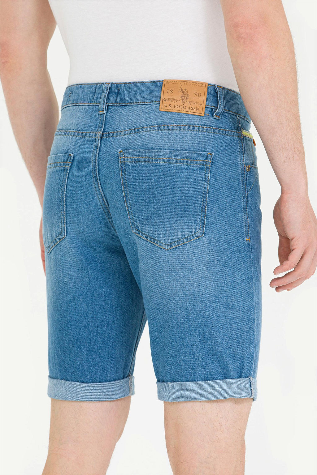 U. S. Polo Assn Мужские голубые джинсовые шорты - U.s. polo assn фото 13