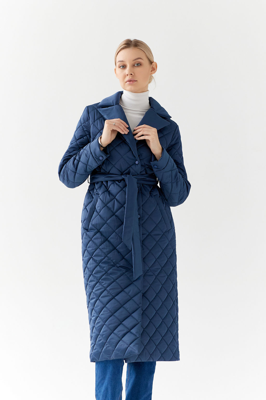 Куртка женская демисезонная 22810 (синий) - Kankan фото 9