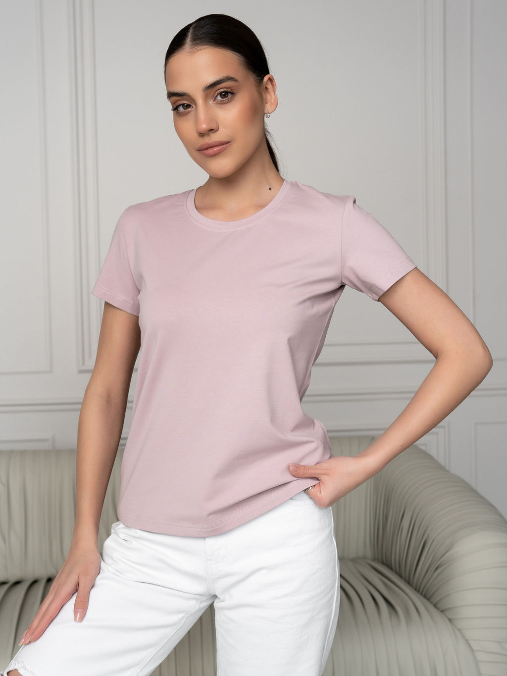 Футболка женская Grande, цв. Лиловый