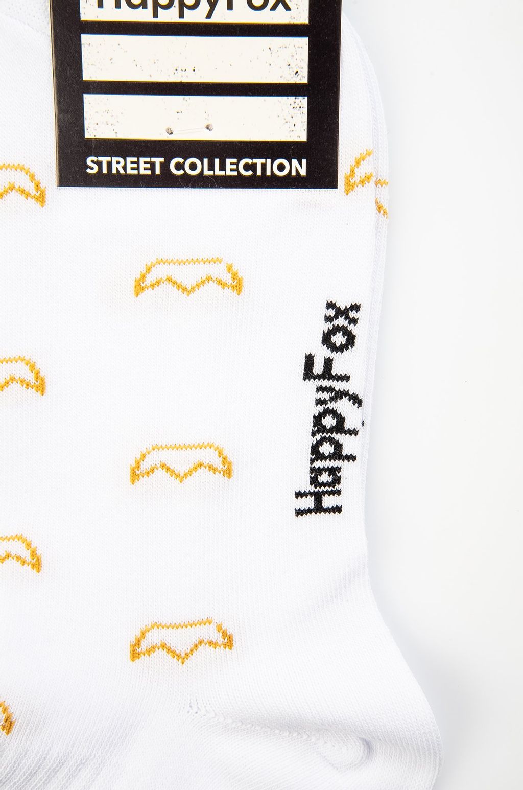 Прикольные носки с надписью Happyfox