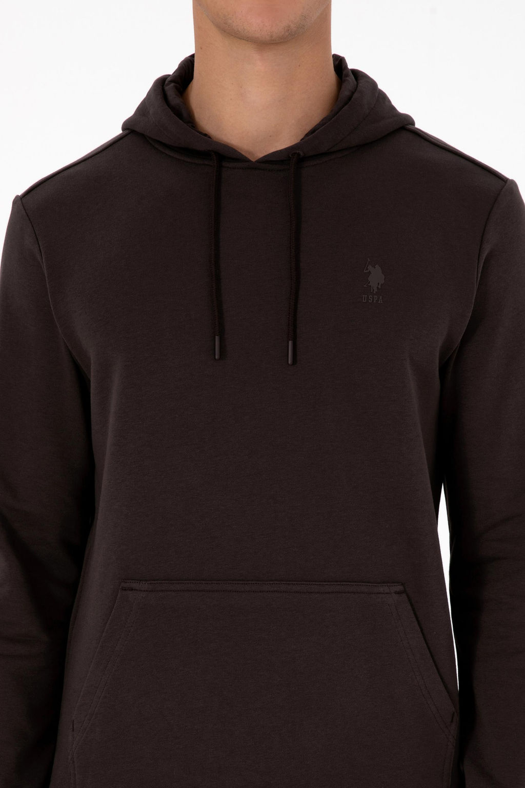Erkek Koyu Kahverengi Basic Sweatshirt - U.s. polo assn фото 6