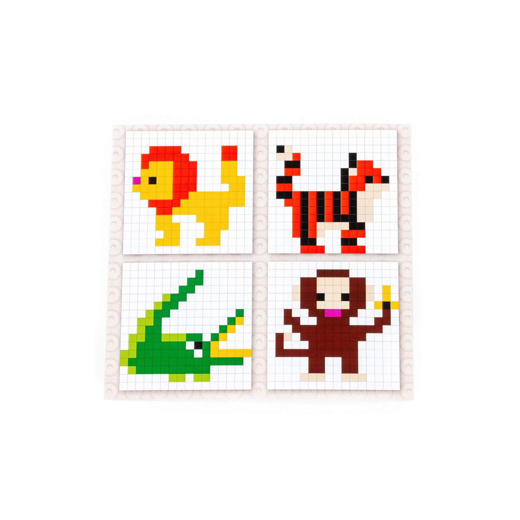 Конструктор Классик Мозаика №8 (животные саванны) (350 элементов) (в пакете) - Полесье фото 7