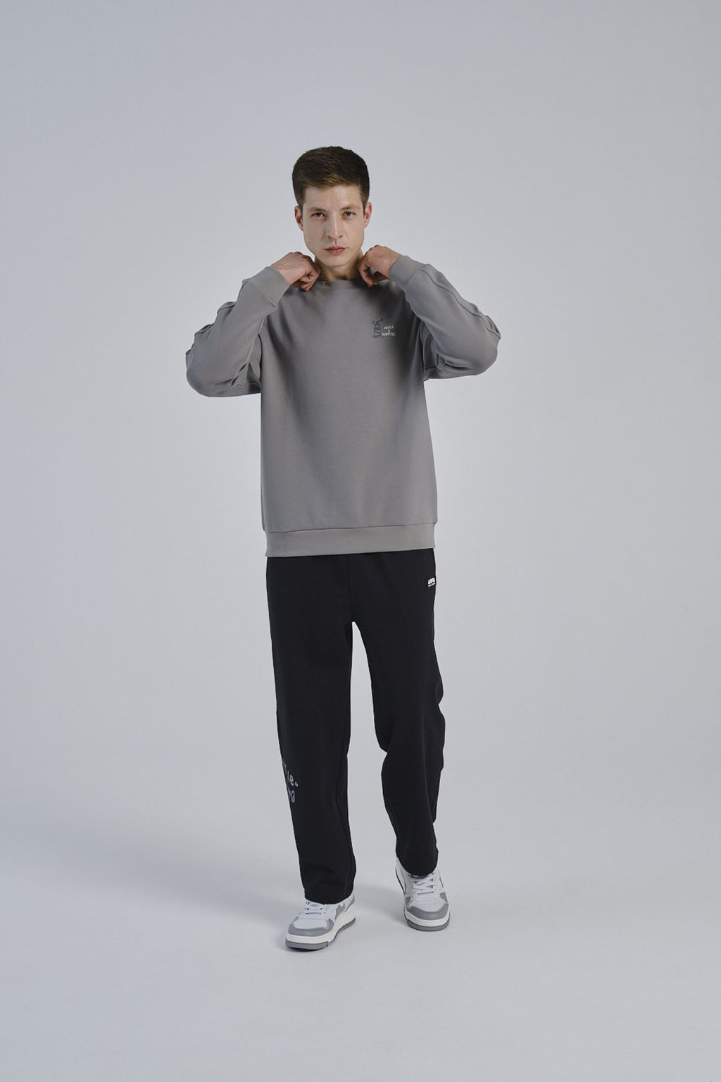 Свитшот Серо-зеленый COMMUTE Sweatshirt - Anta фото 5