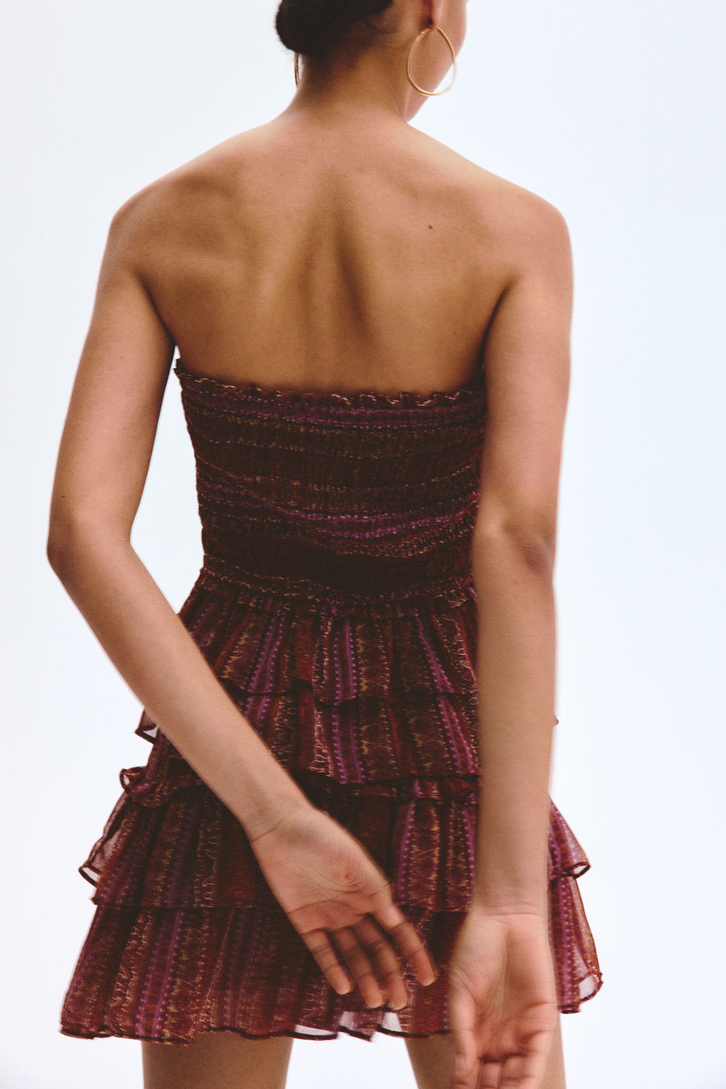 Minifalda pantal?n de gasa con volantes - H&m фото 3