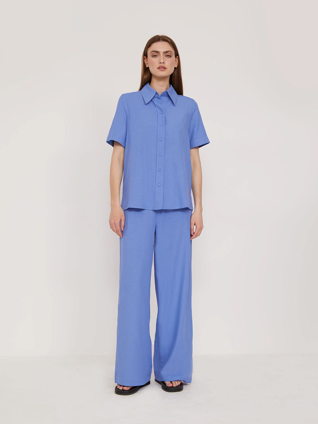 Рубашка с коротким рукавом B2849/orpine - Emka фото 4