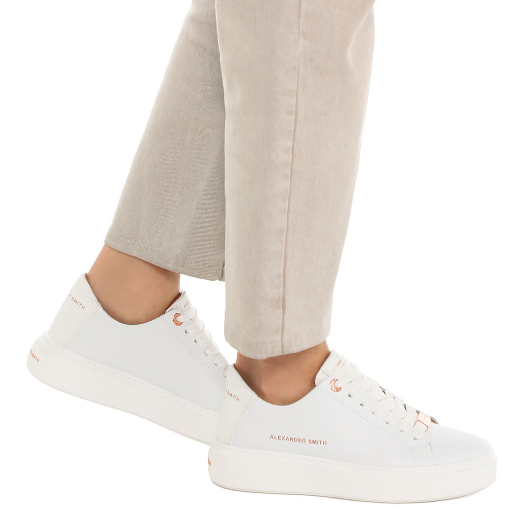 Женские кеды ALEXANDER SMITH London Артикул 3990300, белый