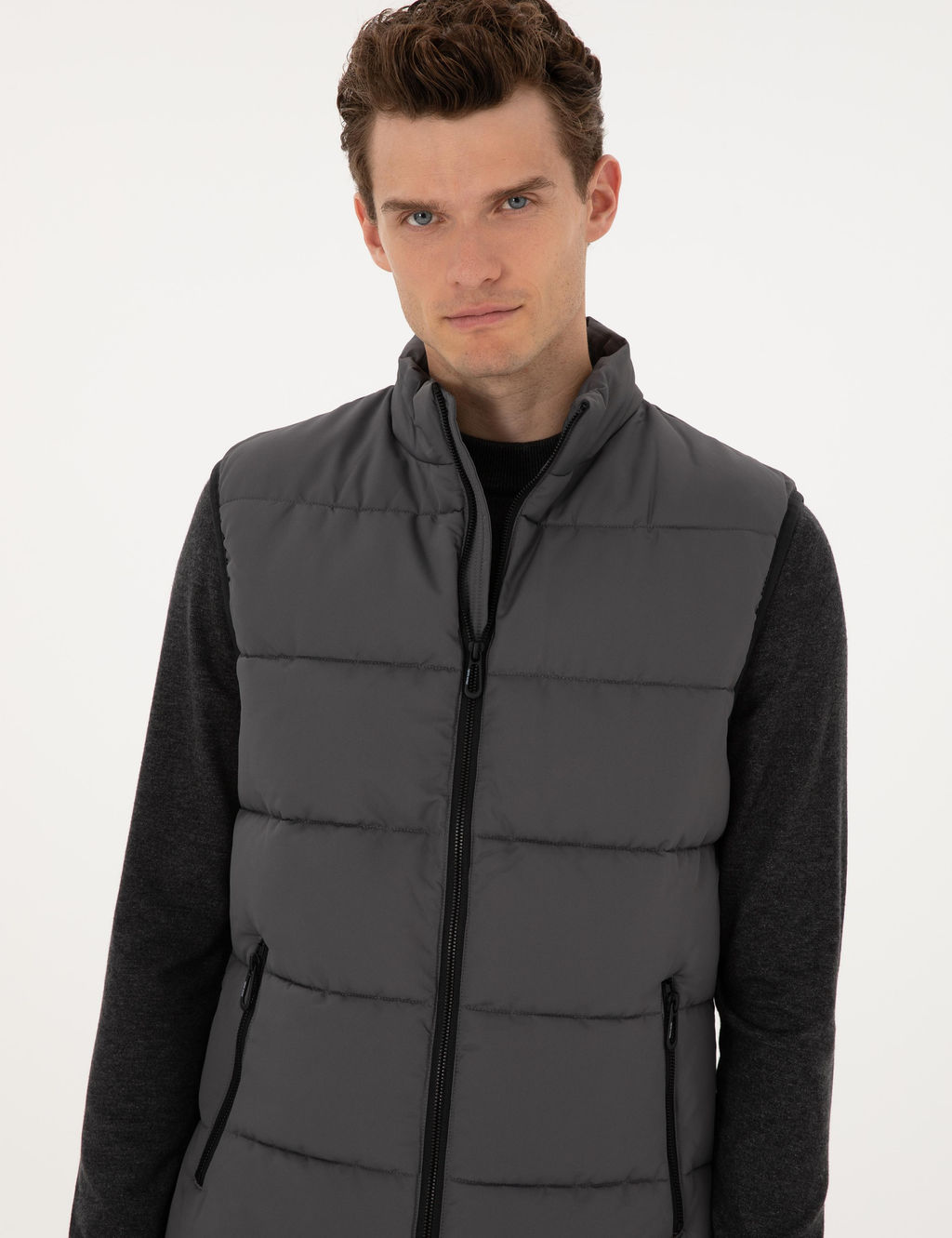 Gri Dolgulu _i_me Yelek - Pierre cardin фото 2