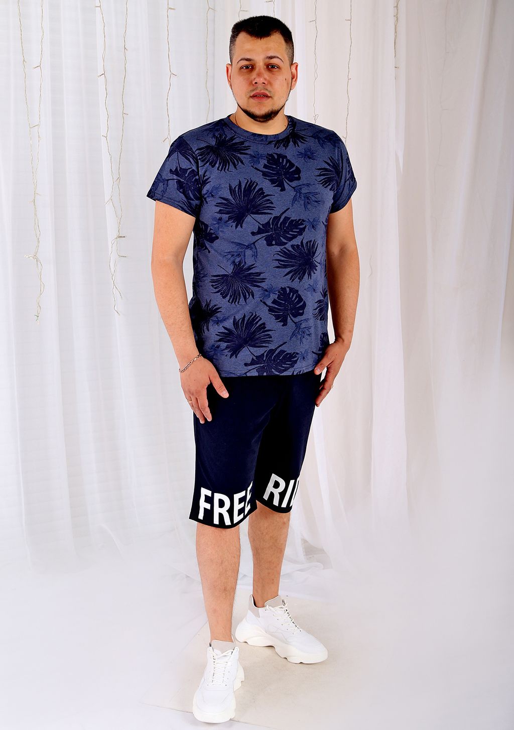 Футболка Генри  синяя - Марлен фото 3