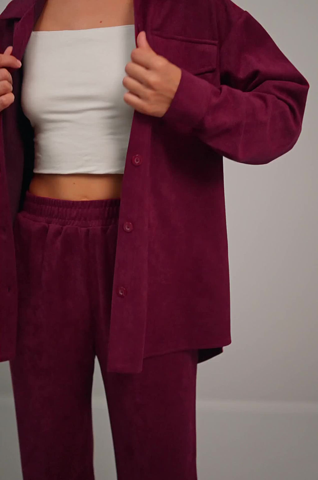 Женский костюм из микровельвета Happyfox