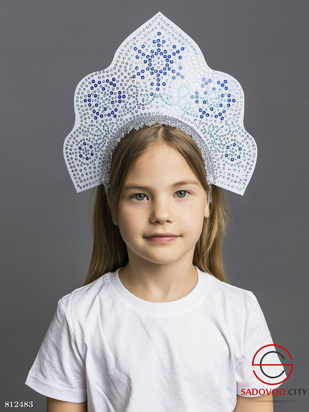 Кокошник для девочки на резинке