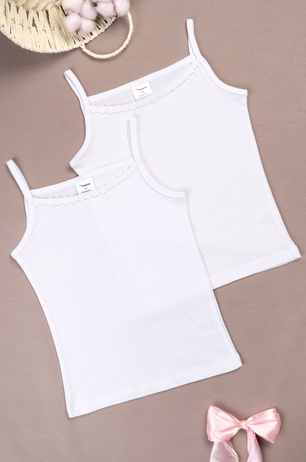 Майка на бретелях для девочки 2 шт. Happy Fox  фото 11