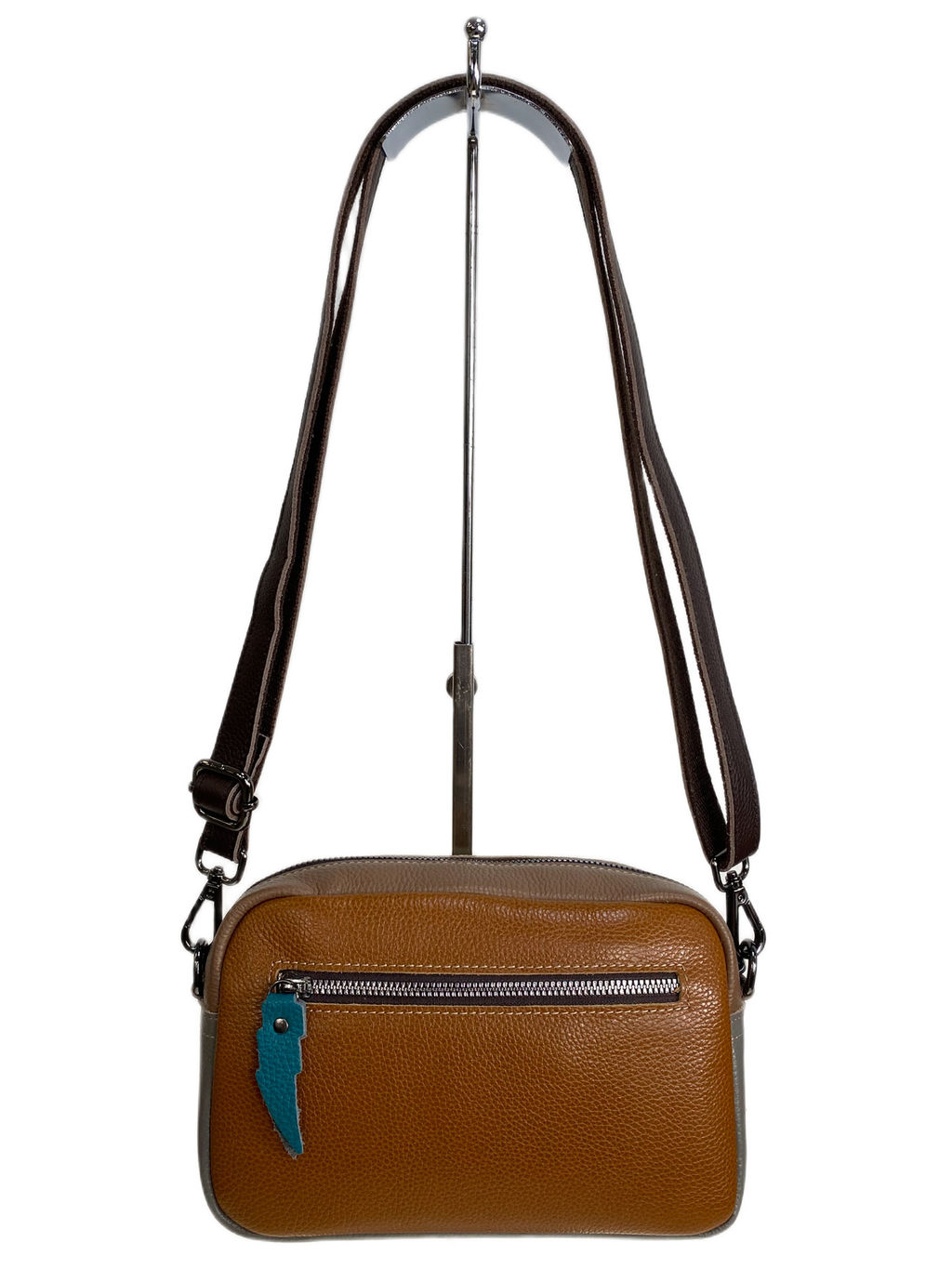 Женская сумка из натуральной кожи, цвет мультицвет - Greta фото 2