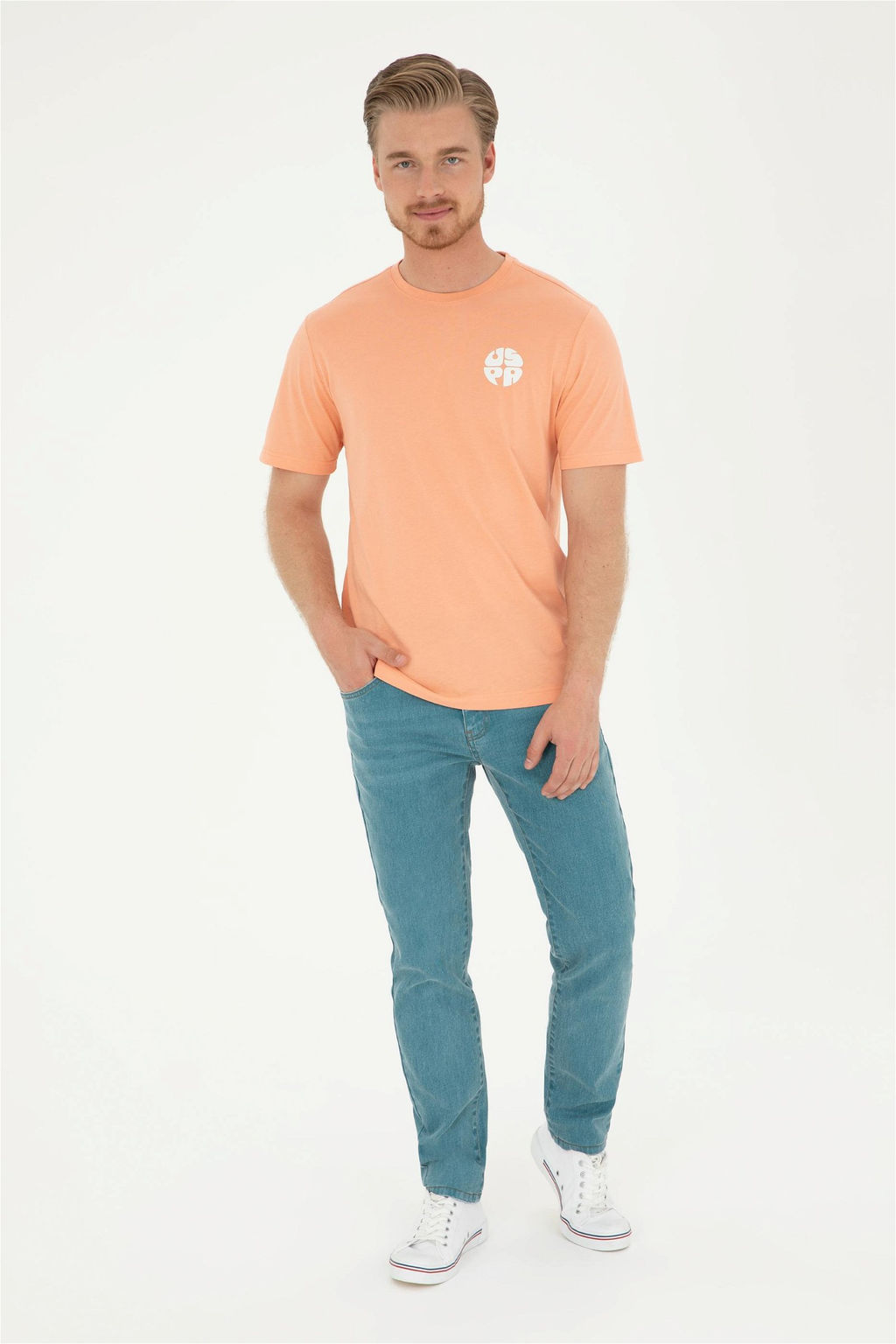 Мужская футболка с лососем Неожиданная скидка в корзине - U.s. polo assn фото 4