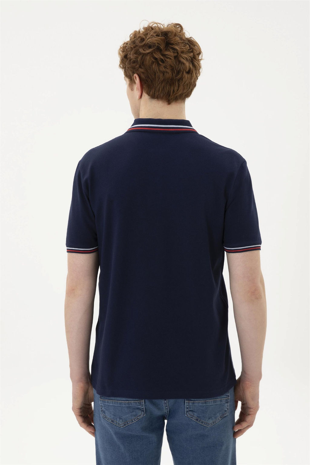 Мужская темно-синяя базовая футболка - U.s. polo assn фото 5