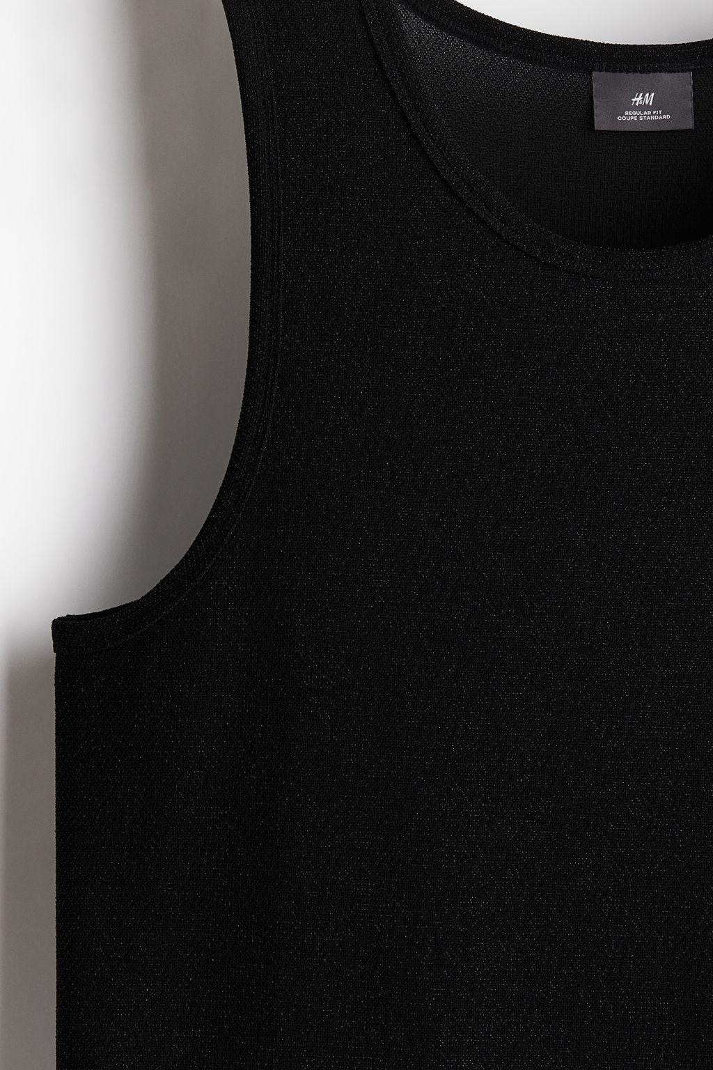 Camiseta metalizada sin mangas Regular Fit - H&m фото 4
