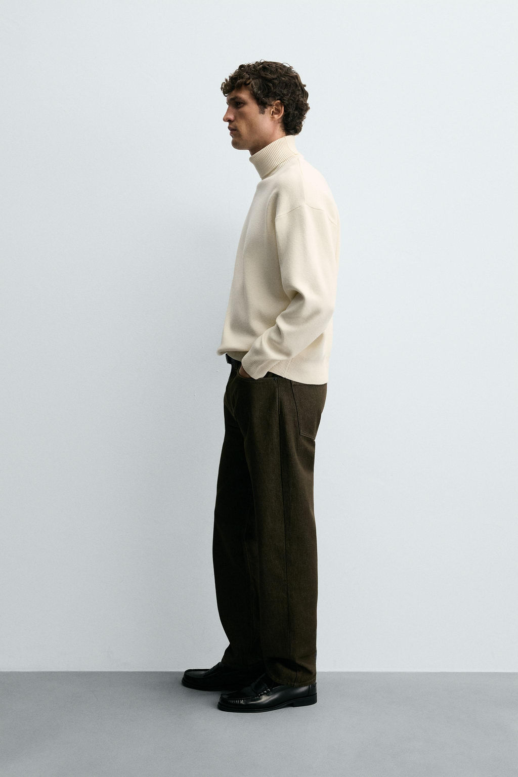 SOFT HIGH NECK SWEATER - Zara фото 4