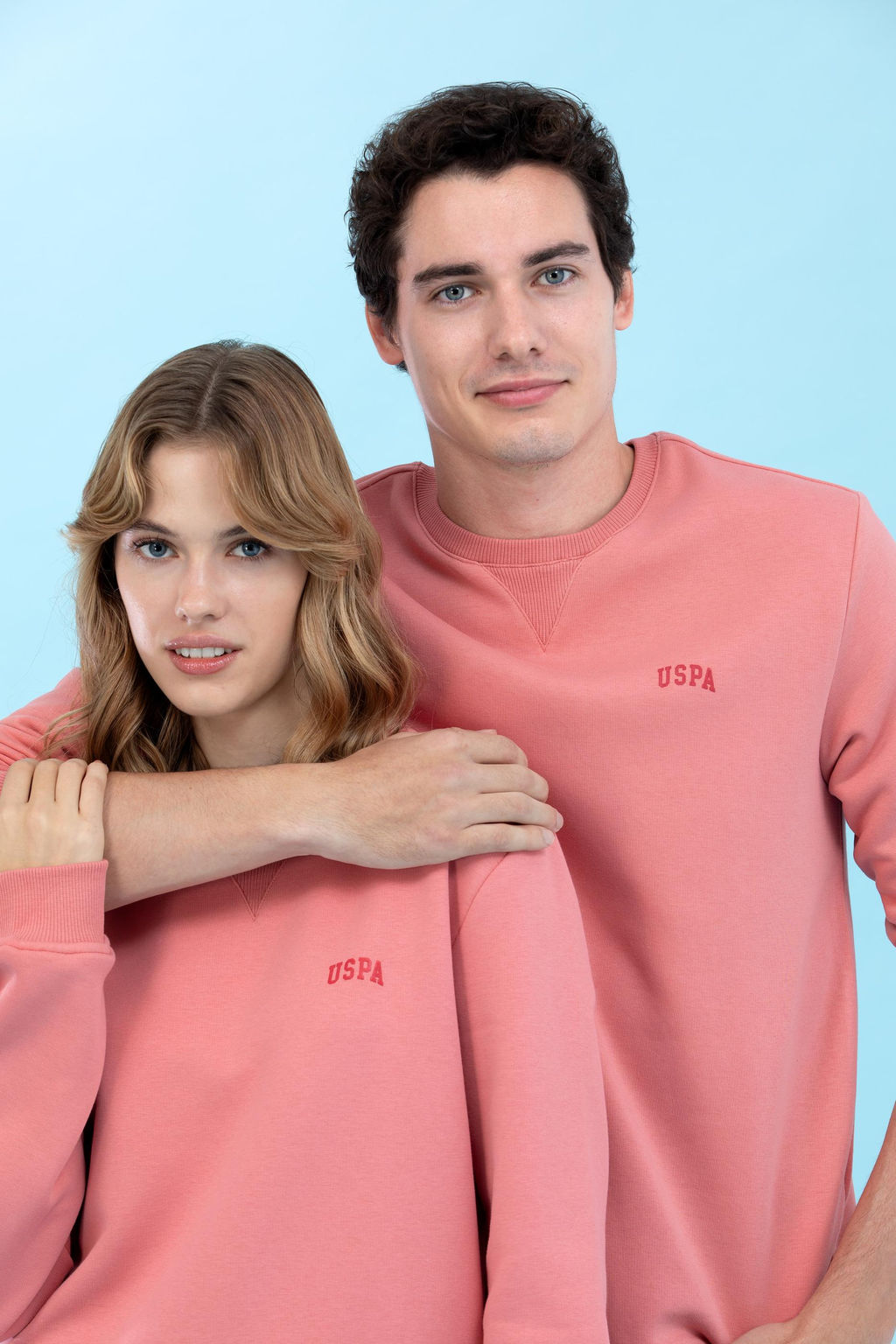 Somon Bisiklet Yaka Basic Sweatshirt