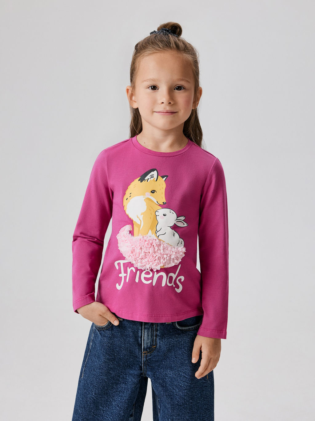 ACOOLA / Джемпер детский для девочек Lynx фиолетовый