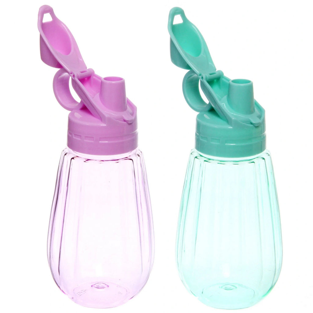 Цена за 2 шт. Бутылка питьевая пластиковая 580мл "Прохлада", микс цветов