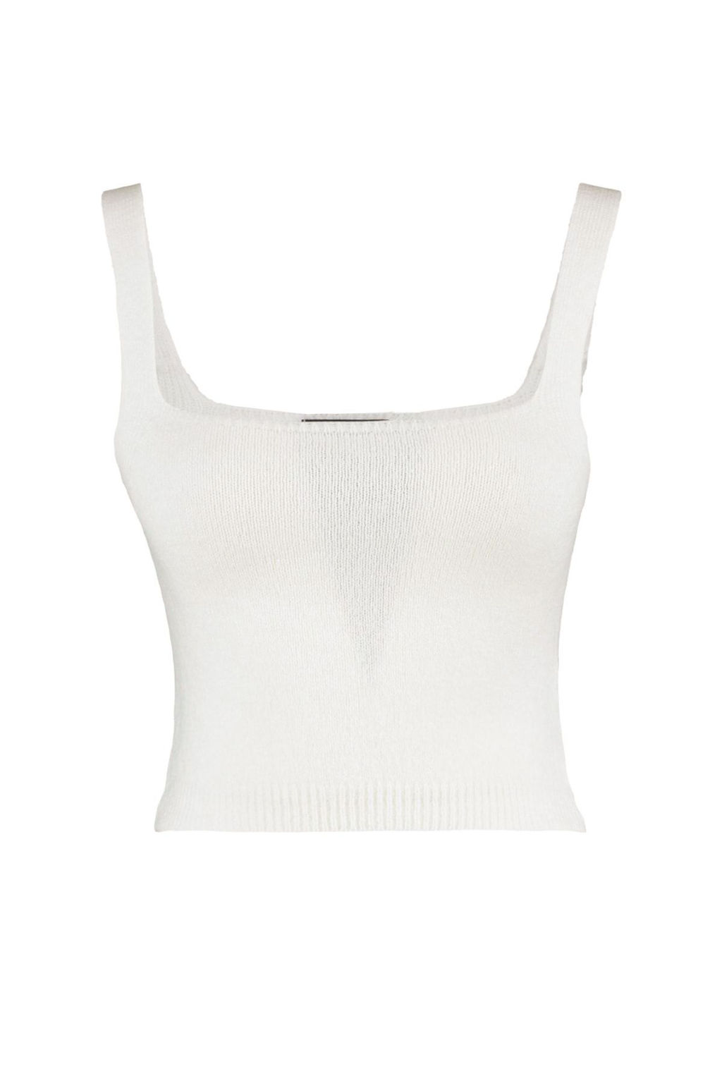 Ekru Crop Yumusak Dokulu 2li Bluz-H?rka Triko Tak?m TWOAW21HI0107