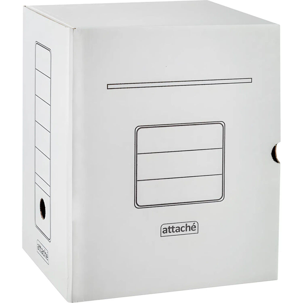 Короб архивный белый ATTACHE 200мм гофрокартон, 5шт.уп