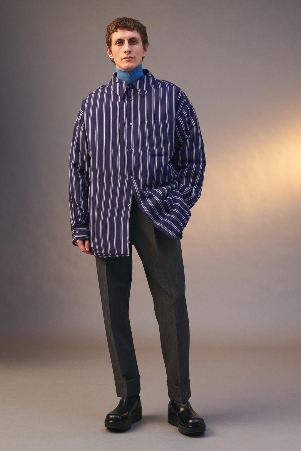 LIMITED EDITION STRIPED OVERSIZE OVERSHIRT