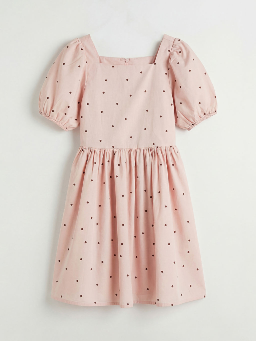 Puantiyeli K?z ?ocuk Elbise