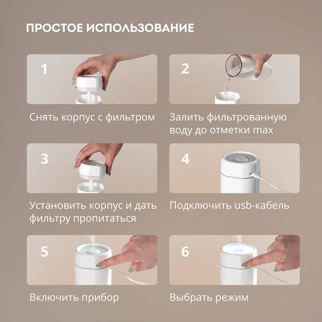 Увлажнитель-ароматизатор воздуха GALAXY LINE GL8013 (видео в описании)  фото 9