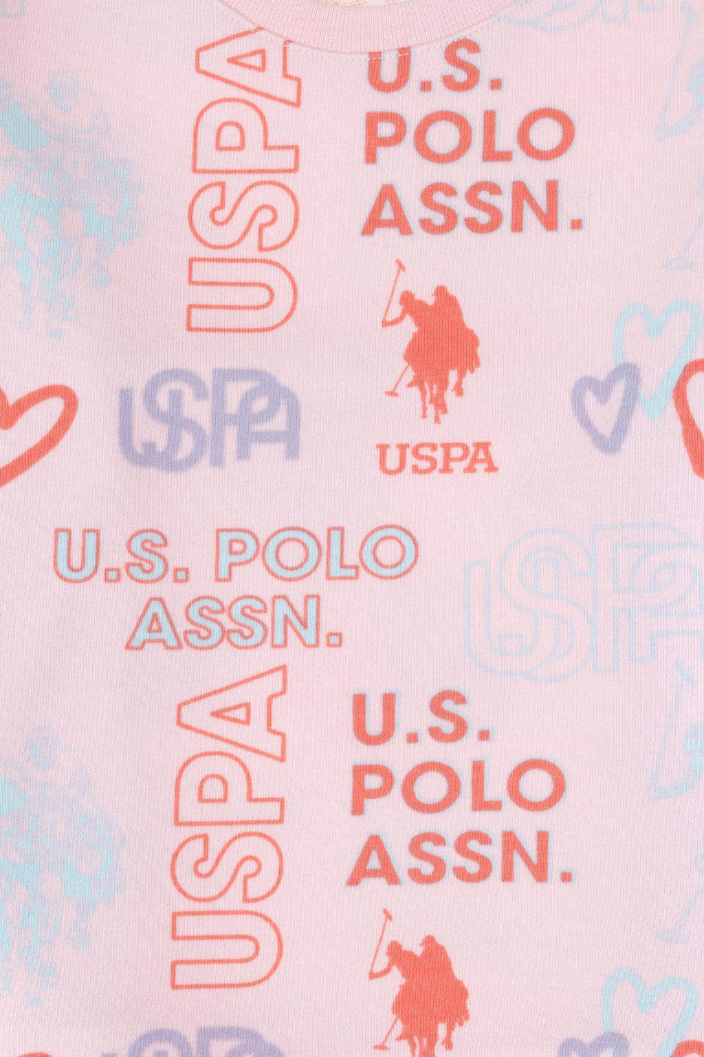 Розовый свитшот для девочки Неожиданная скидка в корзине - U.s. polo assn фото 3