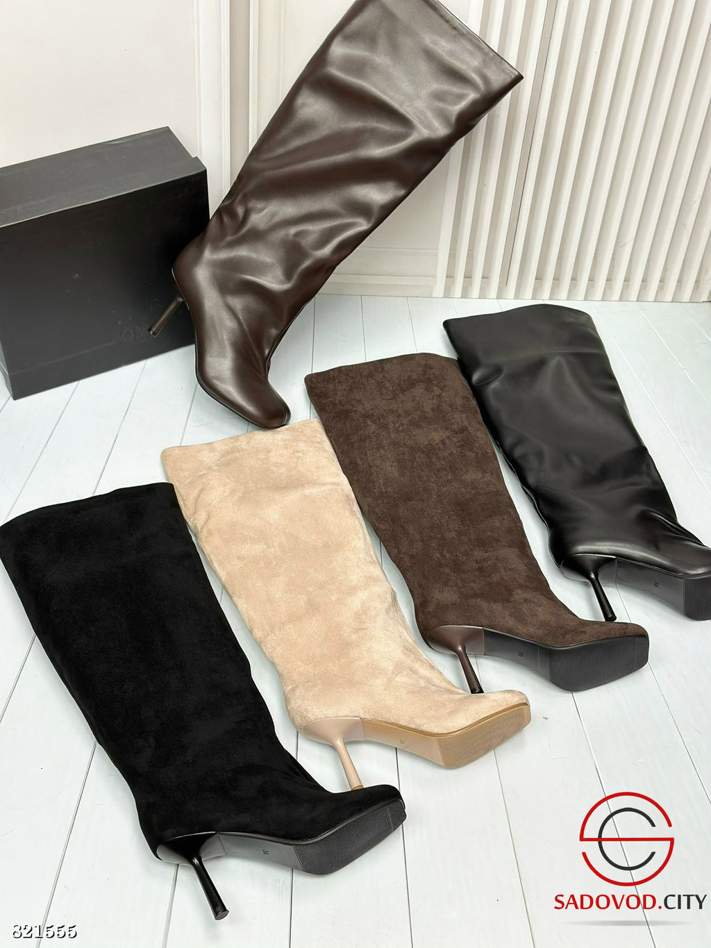 Сапоги женские на каблуке - Bruno фото 6