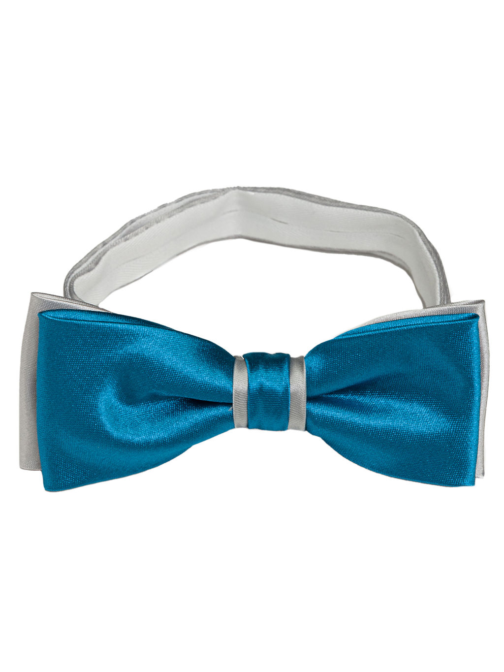 Галстук-бабочка мужской GREG Greg-poly 19-серо-голуб.1.200