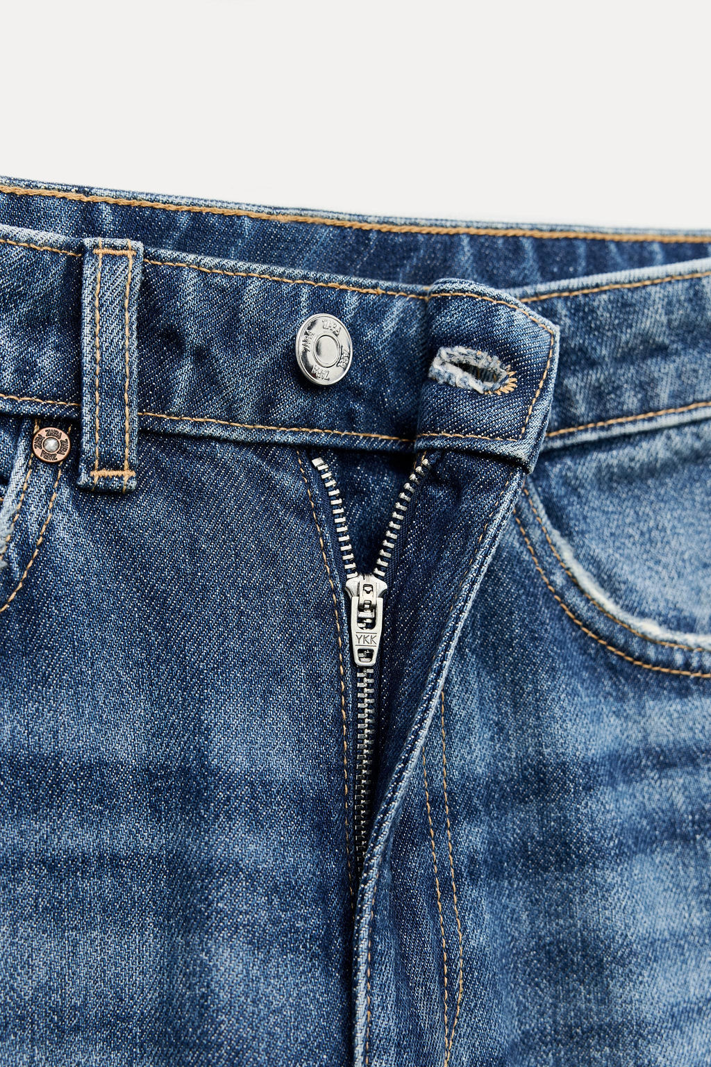 JEANS Z1975 STRAIGHT HIGH WAIST LONG LENGTH - Zara фото 14