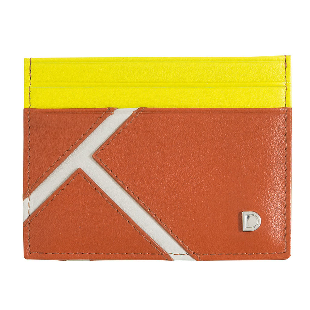 Итальянский кожаный кардхолдер DuDu серии Svalbard | коричный