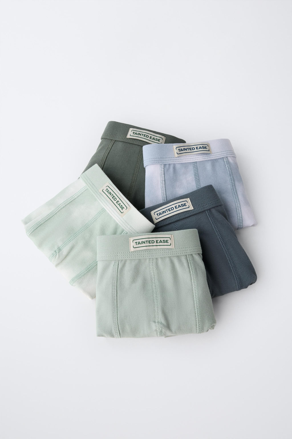 AGES 6-14/ FIVE-PACK OF TIE-DYE BOXERS WITH LABEL - Zara фото 6