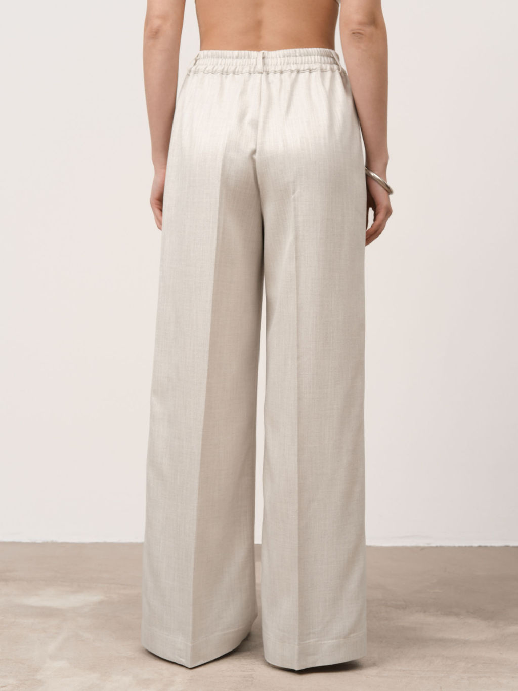 Брюки из вискозы 100225 бежевые - SULTA фото 3