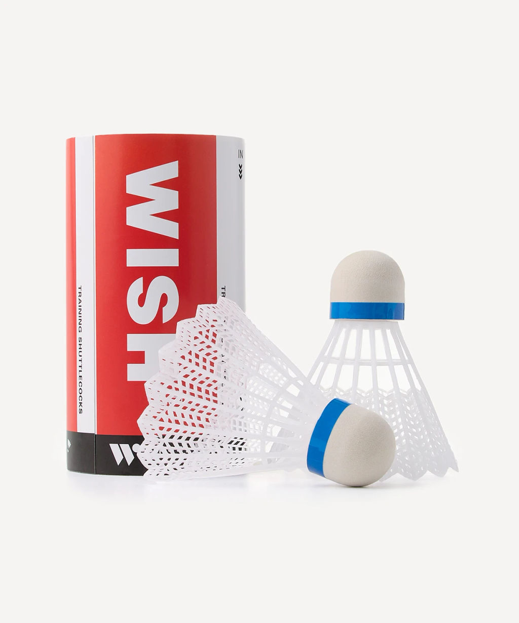 Набор для бадминтона Wish Alumtec 327 (2 ракетки + 2 волана), оранжевый/синий  фото 7