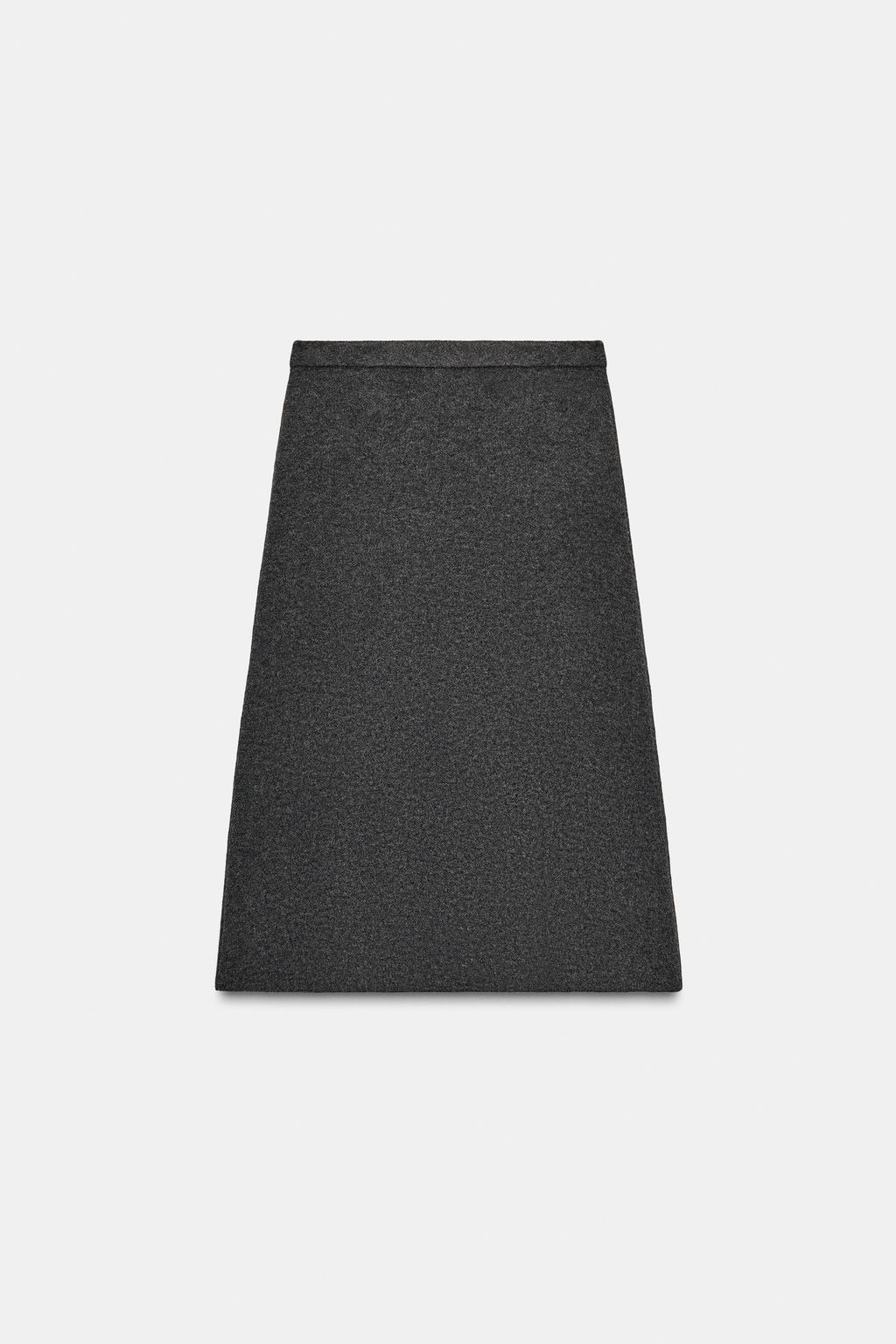 FALDA MIDI PUNTO / Gris - Zara фото 9
