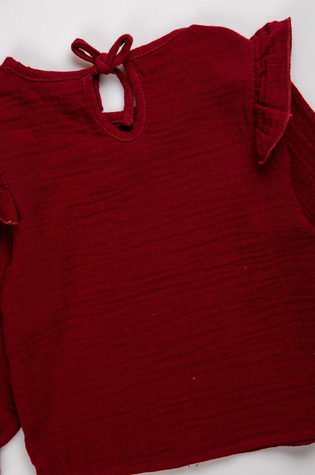 Хлопковая кофточка для девочки из муслина Bonito  фото 9