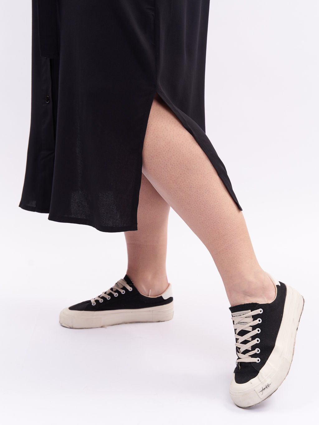 Платье-рубашка PP46048BLK01