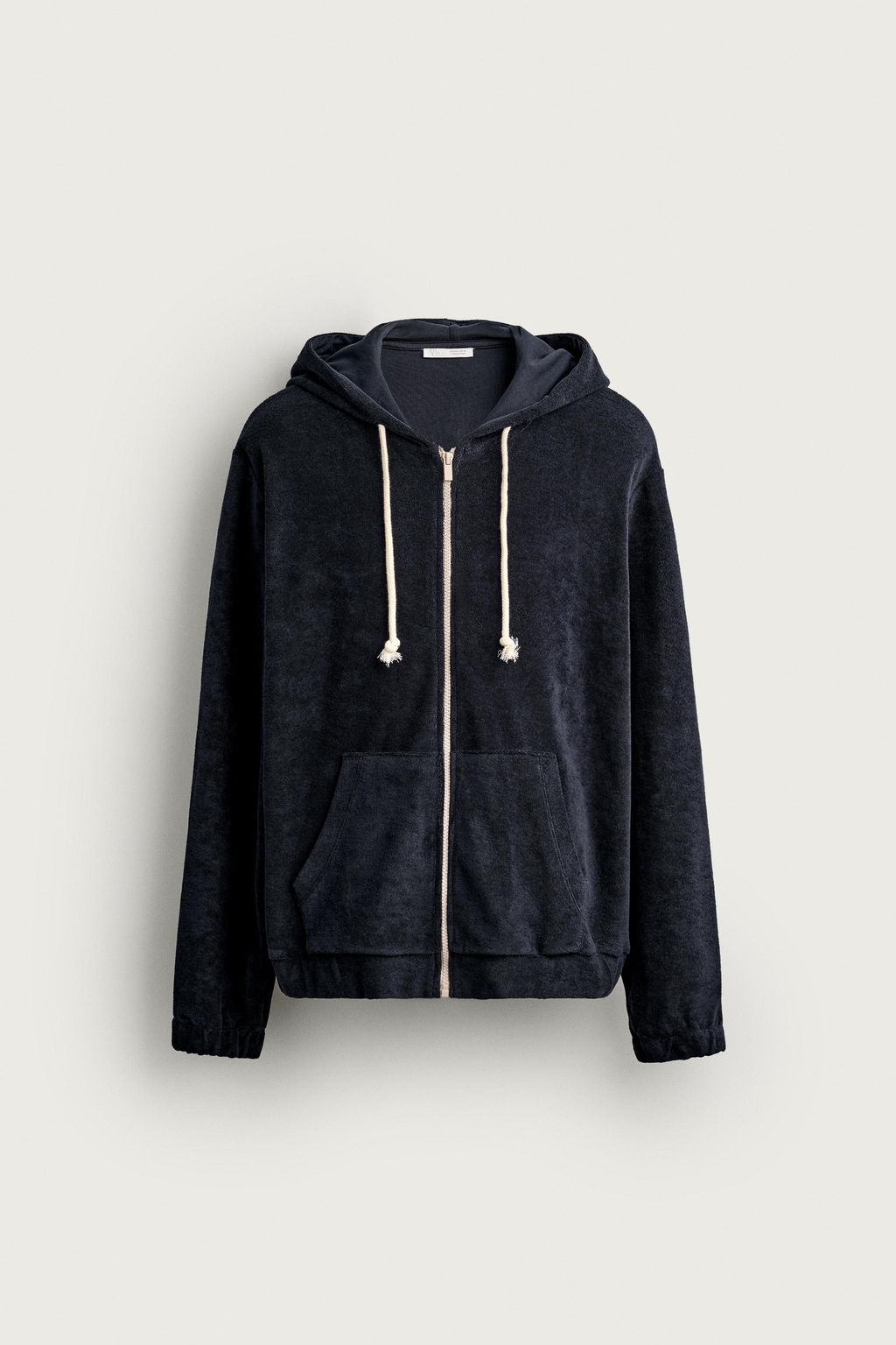 SUDADERA RELAXED FIT TOALLA / Marino - Zara фото 7